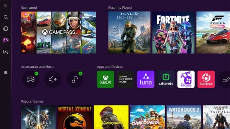Controle Tv Samsung Com Gaming Hub, Xbox Game Pass E Geforce